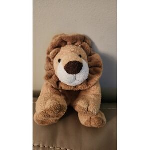 Vintage‎ 2002 - Ty Pluffies Catnap Tan Brown Lion Plush Animal Toy 8" Beanie